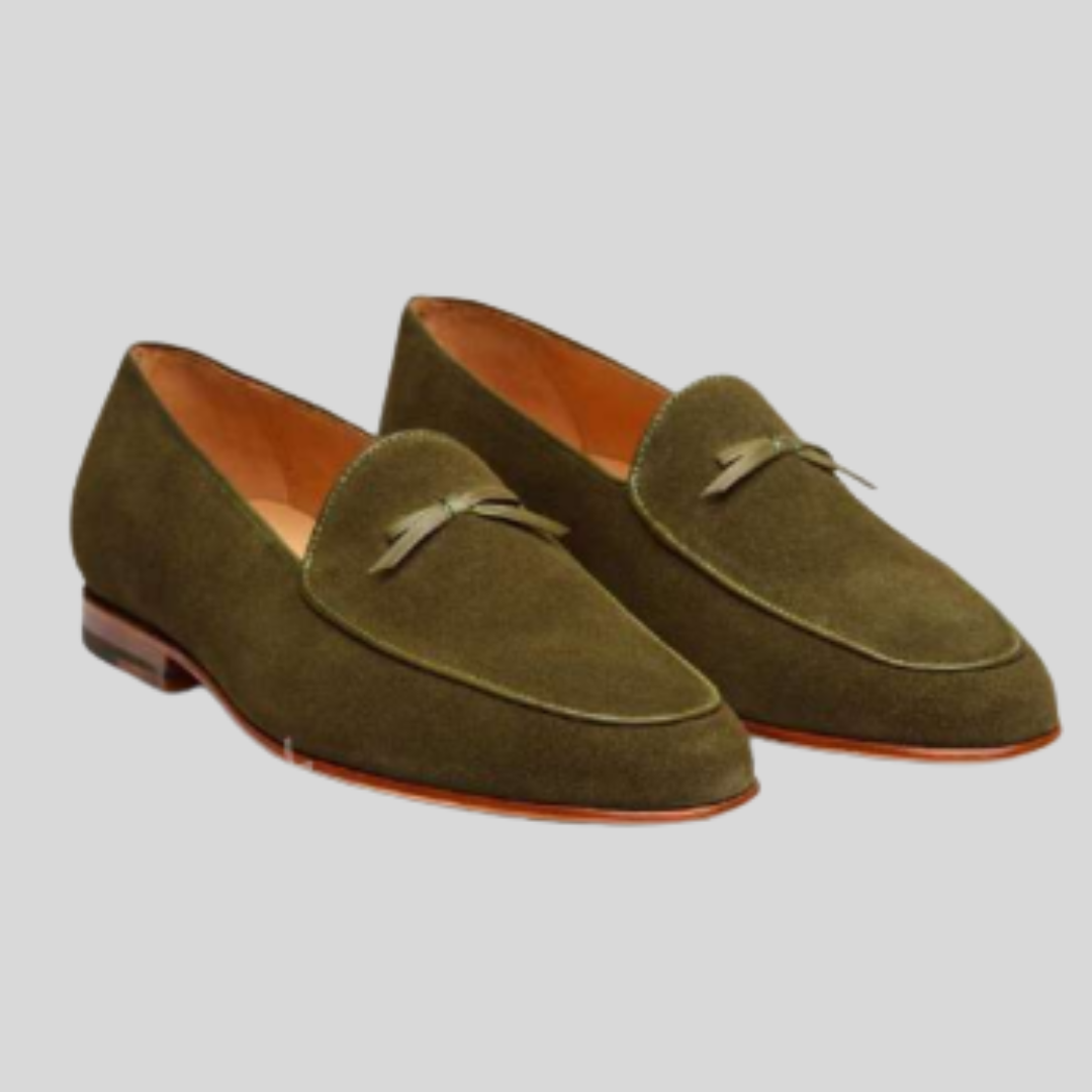 Leather Belgian Loafers Shoes
